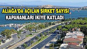 Aliağa'da açılan şirket sayısı, kapananları geride bıraktı 