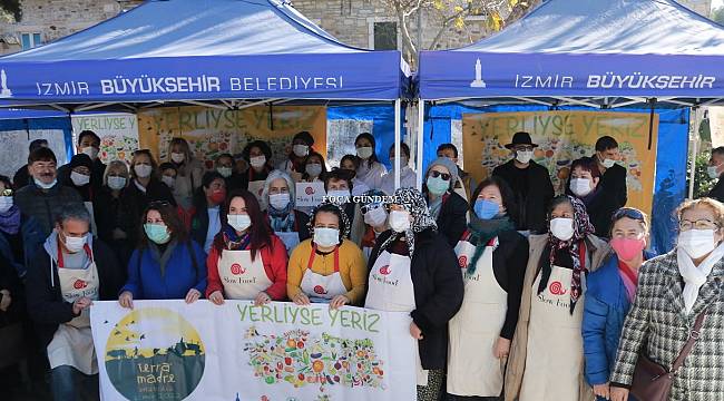 Foça Yeryüzü Pazarında Yerli Üreticiye Destek 