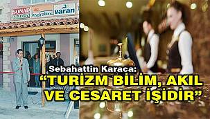 Karaca: Turizmde kazanmak için risk almak gereklidir