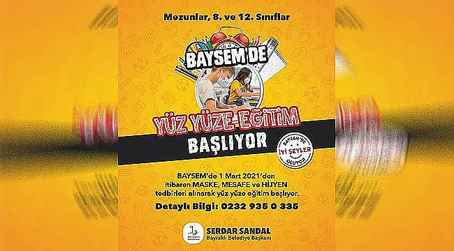 BAYSEM'de yüz yüze eğitim yeniden başlıyor 