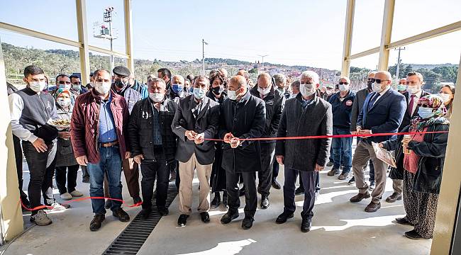 Büyükşehir'den Bergama Bozköy'e zeytinyağı fabrikası 