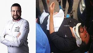 Cam kapıyı görmeyen genç aşçı canından oluyordu 