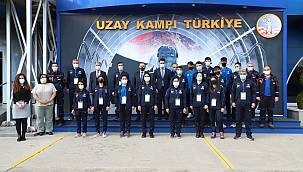 AFAD gönüllüsü genç sporcular Uzay Kampı Türkiye'yi ziyaret etti