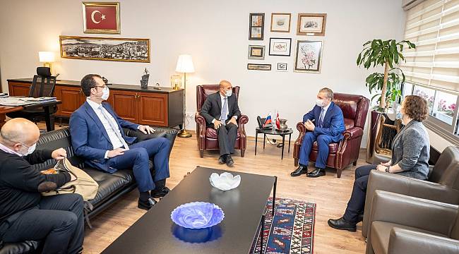 Moskova Hükümet Bakanı Cheremin'den Soyer'e ziyaret 