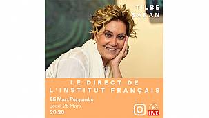 Ünlü oyuncu Tilbe Saran Institut français Türkiye'de