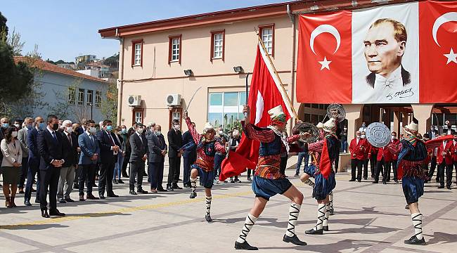 Atatürk'ün Bergama'ya gelişinin 87.'nci yıl dönümü kutlandı 