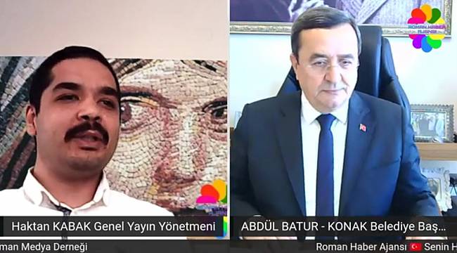 Başkan Batur Romanlara seslendi: Konak Belediyesi'nde bir kardeşiniz var 