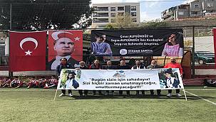 Başkan Sandal, depremde hayatını kaybeden ikiz kardeşleri unutmadı 