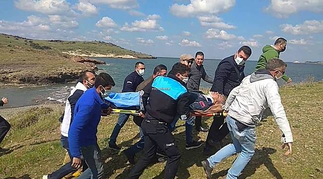 Foça'da askeri uçak düştü! 2 pilot sağ kurtuldu 