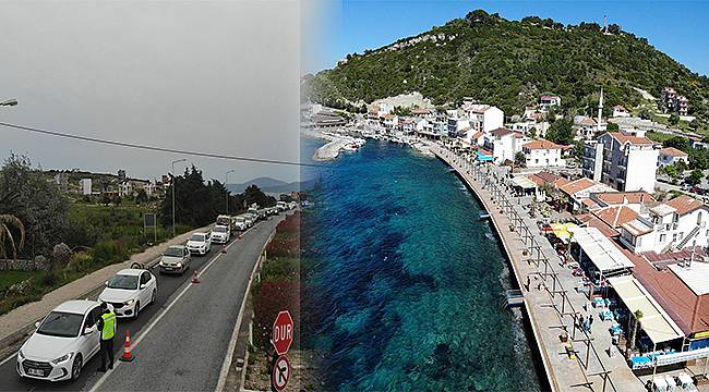 Karaburun'da 100 bin nüfusla tam kapanma!  