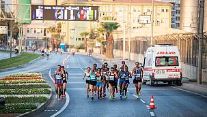 Maratonİzmir'de yarı dünya turu 