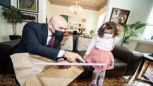 Öykü Arin'den Başkan Soyer'e teşekkür ziyareti  