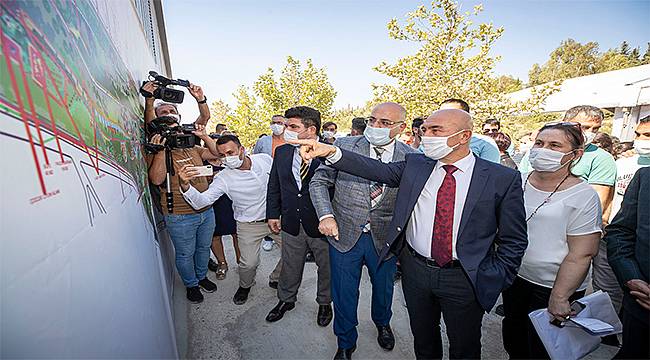 Başkan Soyer'in vizyon projesi Portakal Vadisi'nin yapımı sürüyor 