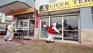 Bayraklı Belediyesi 90 bin noktayı dezenfekte etti