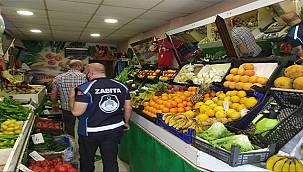 Bergama'da manavlara fiyat denetimi 