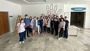 Foça'da Sağlıkçılardan Dünya El Hijyeni Günü Etkinliği