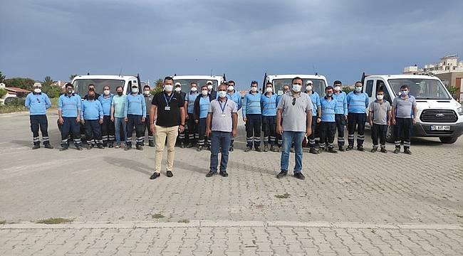 İzmir Büyükşehir'den turistik merkezlerde larva mücadelesi  