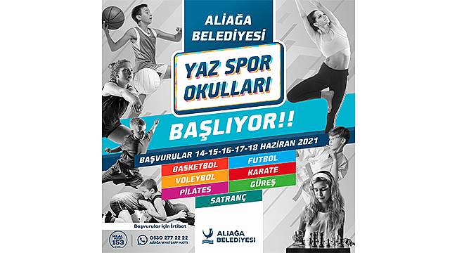 Aliağalı Gençler Tatilin Keyfini Spor Yaparak Yaşayacak