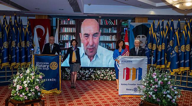 Başkan Soyer'e Rotary Meslek Hizmet Ödülü 