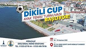 Dikili Cup Ayak Tenisi Turnuvası Başlıyor 