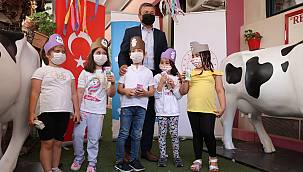 Dünya Süt Günü miniklerin coşkusuyla kutlandı 