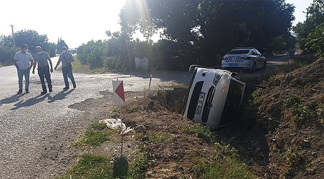 Foça Ilıpınar'da trafik kazası 