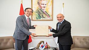 Kore'nin Ankara Büyükelçisi Soyer'i ziyaret etti 