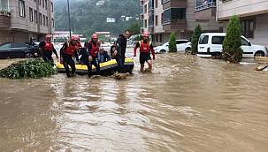 AKUT'tan Açıklama: Arhavi sel felaketinde 576 kişi ve 4 köpek tahliye edildi