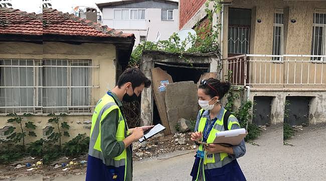 Büyükşehir, Bayraklı'nın yapı stoku envanteri için sahada: Çalışmaların yüzde 86'sı tamamlandı 