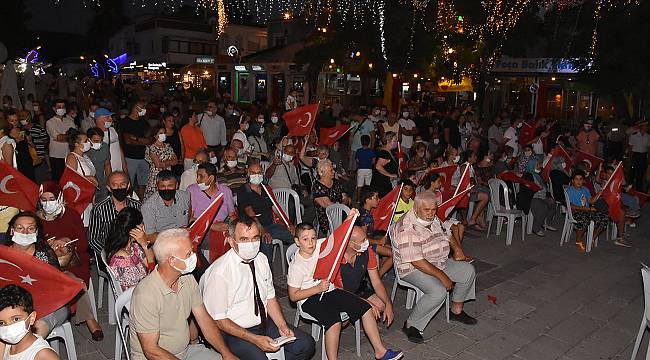 Foça'da Demokrasi ve Milli Birlik Günü