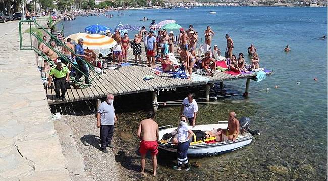 Foça'da engelli vatandaş akülü arabasıyla 30 metrelik uçurumdan denize uçtu 