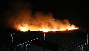 Foça'da yine alevler yükseldi 