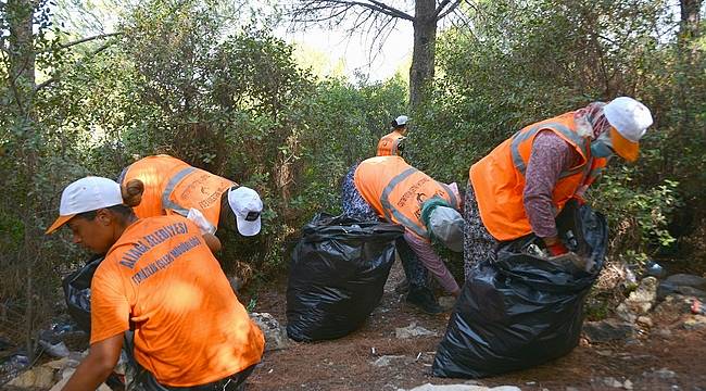 Aliağa Belediyesi'nden Ormanlık Alanlarda Hummalı Çalışma 