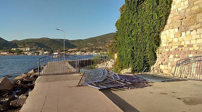 Beşkapılar Kalesi - Liman Restoran arası yaya trafiğine kapatıldı 
