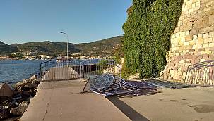 Beşkapılar Kalesi - Liman Restoran arası yaya trafiğine kapatıldı 