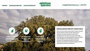 "Bir Fidan Bir Dünya" kampanyası başladı 