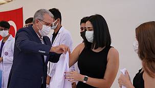 Ege Tıp'ta beyaz önlük giyme heyecanı 