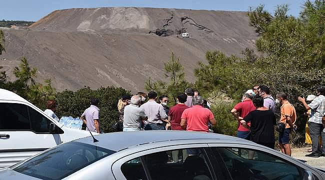 Foçalılar 'Zehirli atıklara hayır!' diyor 