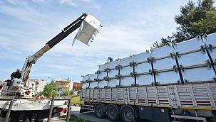 İzmir Büyükşehir Belediyesi'nden ilçelere 5 bin 500 çöp konteyneri