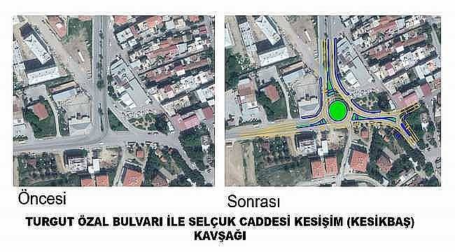 İzmir Büyükşehir Belediyesi'nden Tire'ye 3 yeni kavşak projesi 