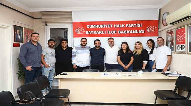Serdar Sandal CHP Bayraklı Gençlik Kolları'yla buluştu 