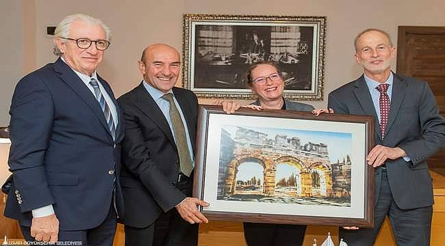 Başkan Soyer İsrail'in Ankara Büyükelçiliği Maslahatgüzarını ağırladı 