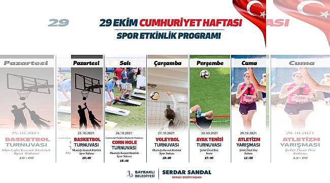 Bayraklı'da Cumhuriyet haftası