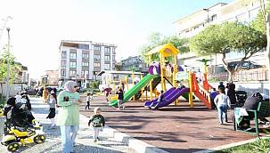 Bayraklı'nın modern parkları artıyor