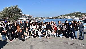 Beş Yabancı Ülkeden Öğrenciler Foça'yı Gezdiler  