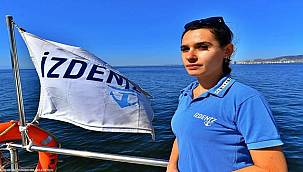 İZDENİZ'in ilk kadın güverte personeli Tuğba Çokoğullu: "Erkeğin yaptığı her işi kadın da yapar" 