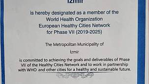 İzmir Avrupa Sağlıklı Şehirler Ağı'na üyeliğini sürdürüyor 