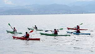 Körfez'de kano heyecanı 