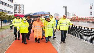 Körfez temizleniyor, taşkınlar önleniyor 