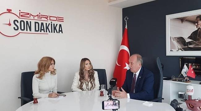 Muharrem İnce, Gazeteci Ece İçmez ve Gazeteci Selda Ak'ın sorularını yanıtladı